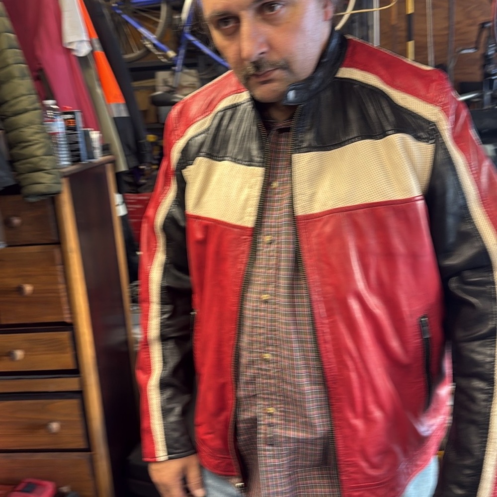 Patrick James soft leather X-Large men’s jacket